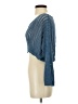 MLC Metallic Blue Cardigan Size S - photo 5