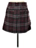 Gap Plaid Gray Casual Skirt Size 0 - photo 2