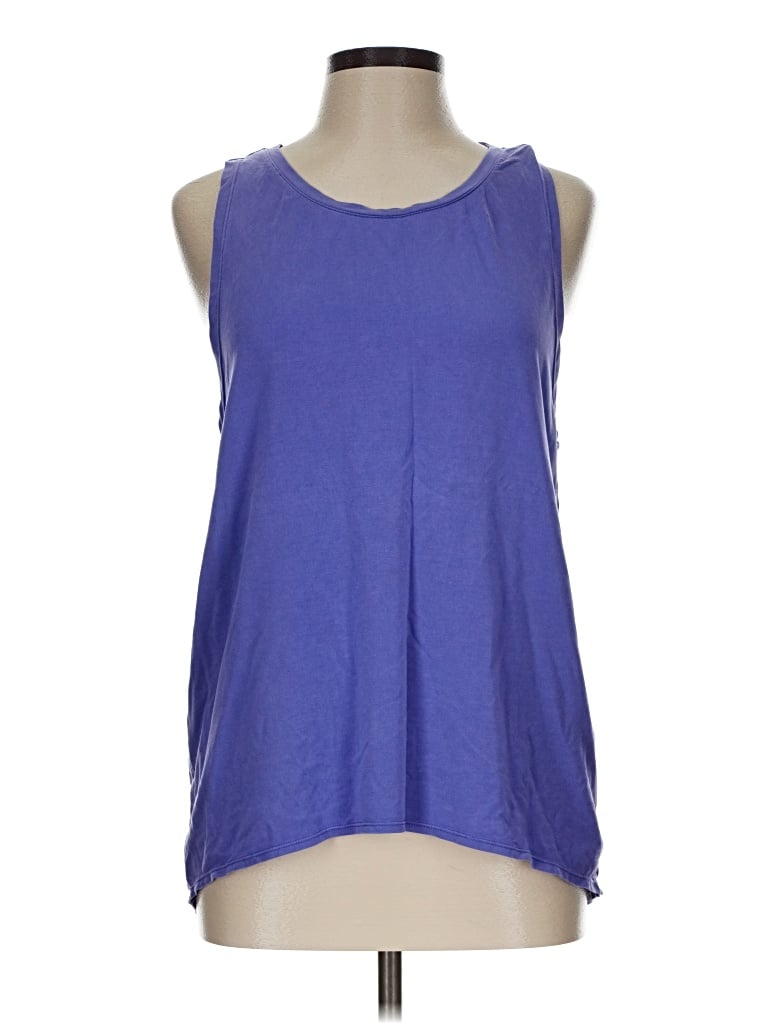 Pre-owned Fabletics Sleeveless T-shirt In Blue