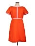 J.Crew Color Block Orange Casual Dress Size 12 - photo 1