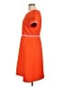 J.Crew Color Block Orange Casual Dress Size 12 - photo 5
