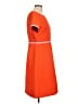 J.Crew Color Block Orange Casual Dress Size 12 - photo 4