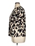 Unbranded Animal Print Ivory Short Sleeve Blouse Size XL - photo 5