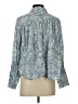 Ann Taylor Paisley Blue 3/4 Sleeve Blouse Size S - photo 2