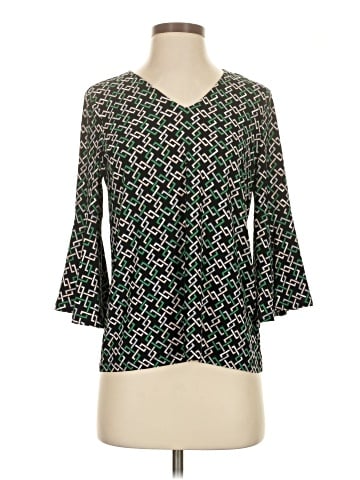 AK Anne Klein 3/4 Sleeve Blouse (view 1)
