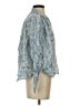Ann Taylor Paisley Blue 3/4 Sleeve Blouse Size S - photo 4