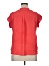 iris 100% Polyester Red Short Sleeve Blouse Size XL (estimated) - photo 2