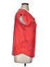 iris 100% Polyester Red Short Sleeve Blouse Size XL (estimated) - photo 4