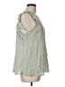 Doe & Rae Gray Sleeveless Blouse Size L - photo 4