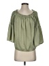 Sans Souci Green 3/4 Sleeve Blouse Size S - photo 1