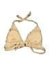 Unbranded Floral Tan Swimsuit Top Size L (estimated) - photo 2