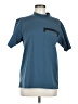 Assorted Brands Blue Short Sleeve Turtleneck Size M - photo 1