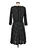 Ann Taylor Polka Dots Black Casual Dress Size M - photo 2