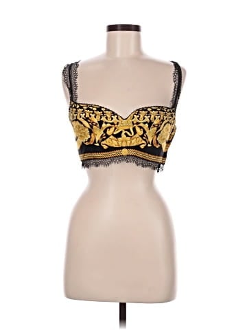 Versace Silk Barocco Lace-Trimmed Blouse (view 1)