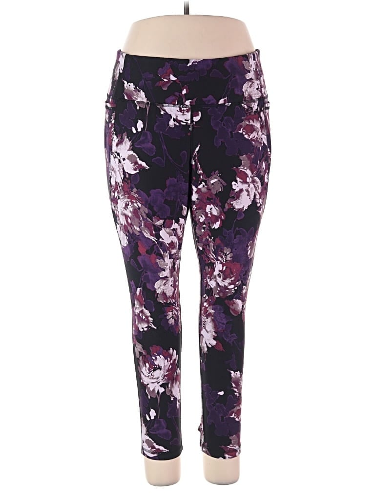 Pre-owned Livi Active Pants In Purple