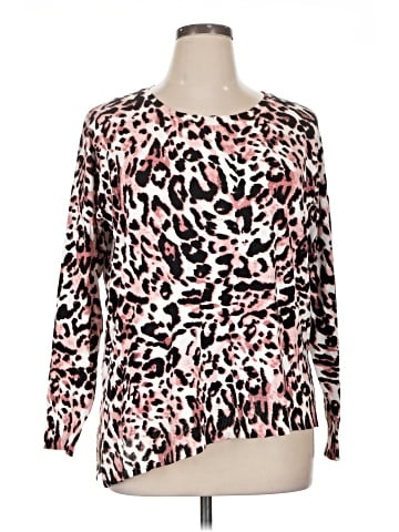 Attitudes by Renee Long Sleeve Blouse (view 1)