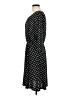 Ann Taylor Polka Dots Black Casual Dress Size M - photo 5