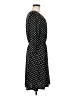Ann Taylor Polka Dots Black Casual Dress Size M - photo 4