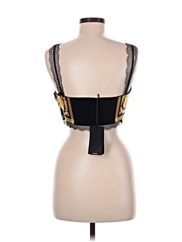 Versace Silk Barocco Lace-Trimmed Blouse (view 2)