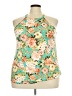 Haptics Teal Sleeveless Blouse Size 2X - photo 1