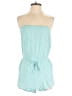 Forever 21 Solid Teal Romper Size S - photo 1