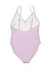 Carve Designs Chevron-herringbone Pink One Piece Swimsuit Size S - photo 2