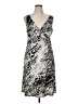 Tiana B. Animal Print Silver Cocktail Dress Size XL - photo 1