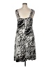 Tiana B. Animal Print Silver Cocktail Dress Size XL - photo 2