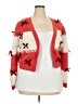 Mighty Fine 100% Polyester Red Cardigan Size 2X - photo 1