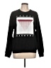 American Apparel 100% Cotton Graphic Black Sweatshirt Size L - photo 1