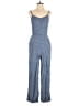 Old Navy Chevron-herringbone Blue Jumpsuit Size S (tall) - photo 1
