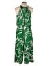 London Times Tropical Green Jumpsuit Size 10 - photo 2