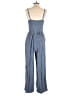 Old Navy Chevron-herringbone Blue Jumpsuit Size S (tall) - photo 2