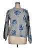 Penelope Rose Floral Gray Pullover Sweater Size XL - photo 1