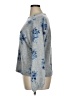 Penelope Rose Floral Gray Pullover Sweater Size XL - photo 5