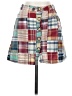 Assorted Brands 100% Cotton Plaid Teal Red Casual Skirt Size 26 waist - photo 1