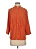 Kathy 100% Polyester Orange 3/4 Sleeve Blouse Size S - photo 1