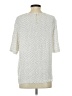 Fundamental Things Polka Dots Ivory White 3/4 Sleeve Blouse Size XS - photo 2
