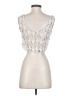 Malai 100% Polyester Ivory Sleeveless Blouse Size S - photo 2