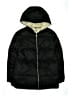 Zara 100% Nylon Solid Black Snow Jacket Size 13 - photo 1