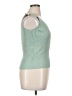 Apostrophe Green Sleeveless Top Size 14 - photo 4