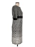 Gabby Skye Houndstooth Gray Casual Dress Size 10 - photo 4