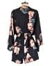 Unbranded Floral Black Romper Size S - photo 2
