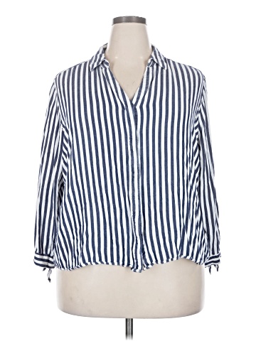 Alexander Jordan 3/4 Sleeve Button-Down Shirt (view 1)
