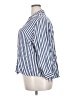Alexander Jordan 100% Rayon Stripes Blue 3/4 Sleeve Button-Down Shirt Size 3X - photo 5