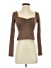 Unbranded Brown Long Sleeve T-Shirt Size XS - photo 1