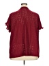 Unbranded Burgundy Short Sleeve Blouse Size 5X - photo 2