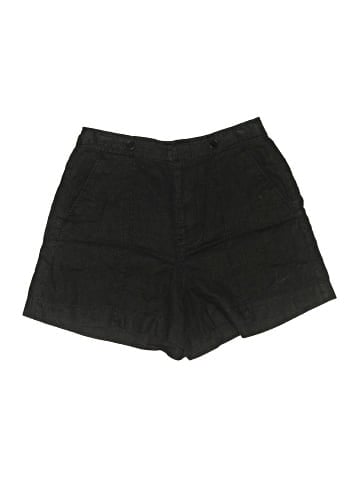 Madewell Clean Button-Tab Shorts in 100% Linen (view 1)