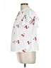Shein 100% Polyester Hearts White Short Sleeve Blouse Size L - photo 5