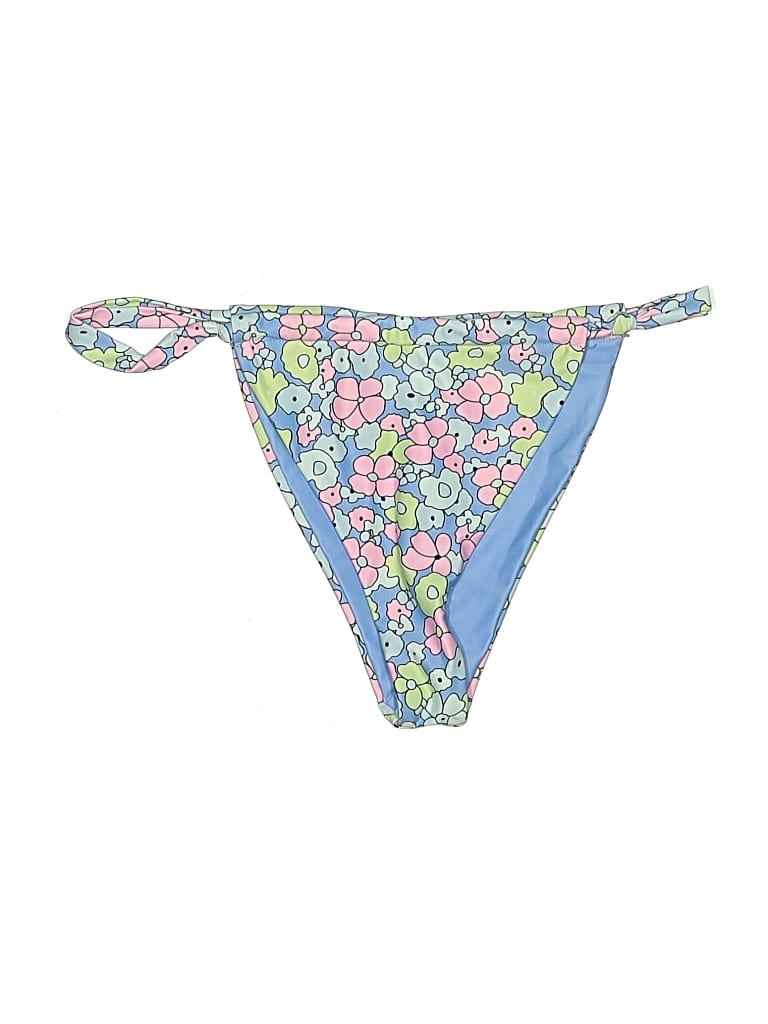 Pre-owned Shein Swimsuit Bottoms In Blue